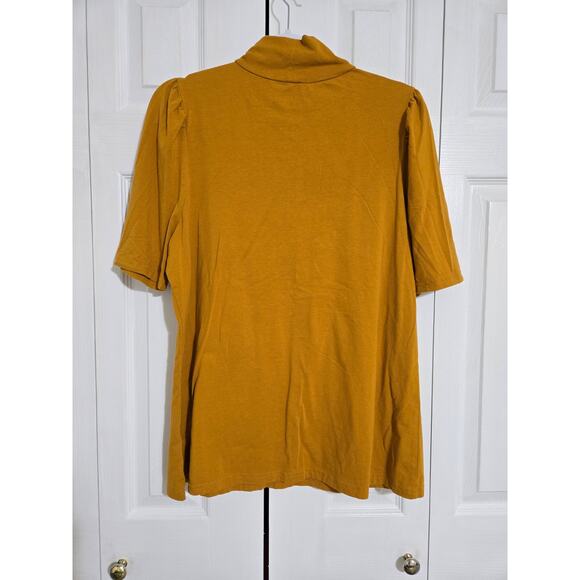 Amazon essentials xl women's mustard colored tee - Picture 5 of 10